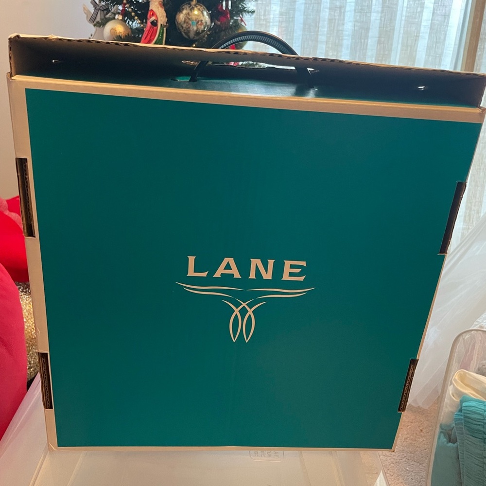 Lane.Turquoise Blue Ankle Boots W. Gorgeous. Leather. Size 8.5 NWT Brand New - Picture 12 of 12